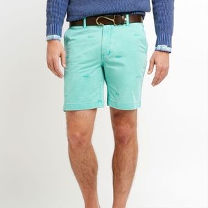 Vineyard Vines Embroidered Saltwash Island Shorts Size 30 Inseam 8